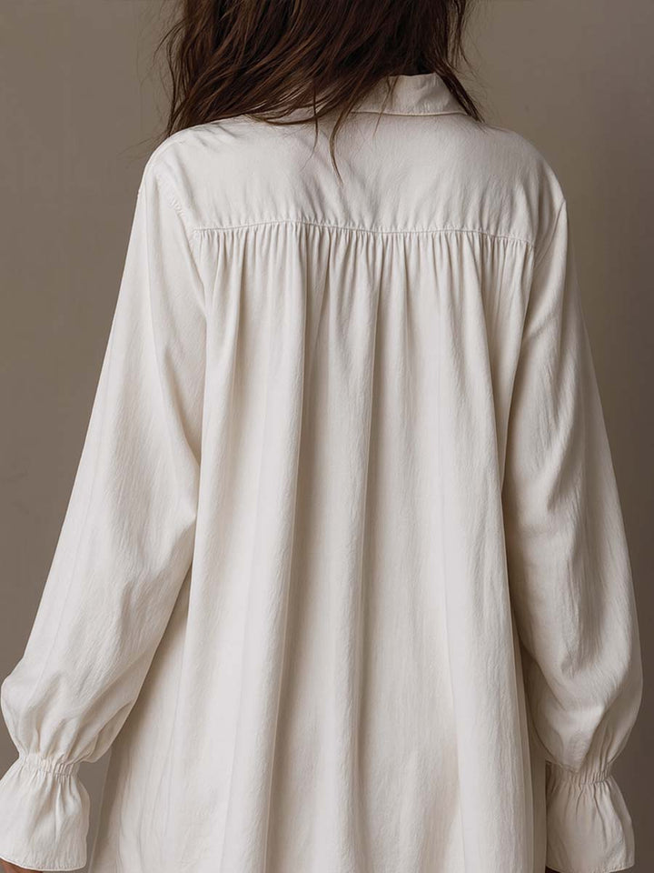 Anastasia™ | Lace Shirt Mini Dress