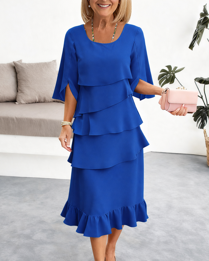 Patricia | Elegant Comfort Ruffle Dress