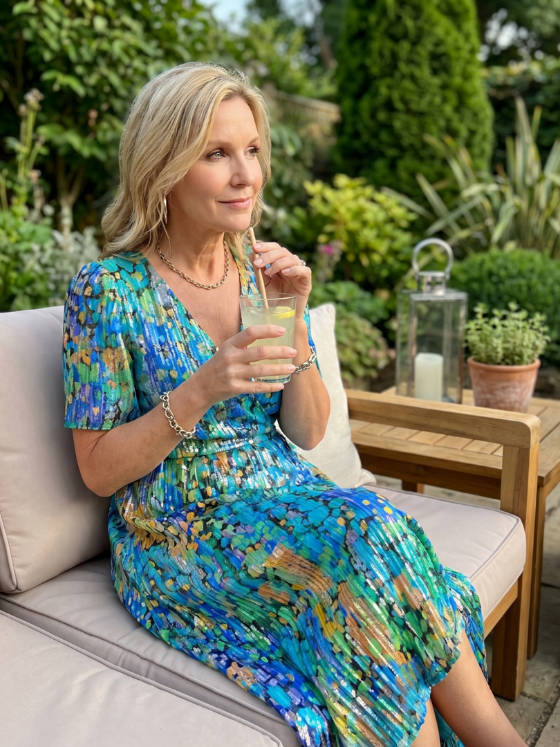 Mirabel | Flutter Sleeve Gathered Waist Floral Print Midi Dress