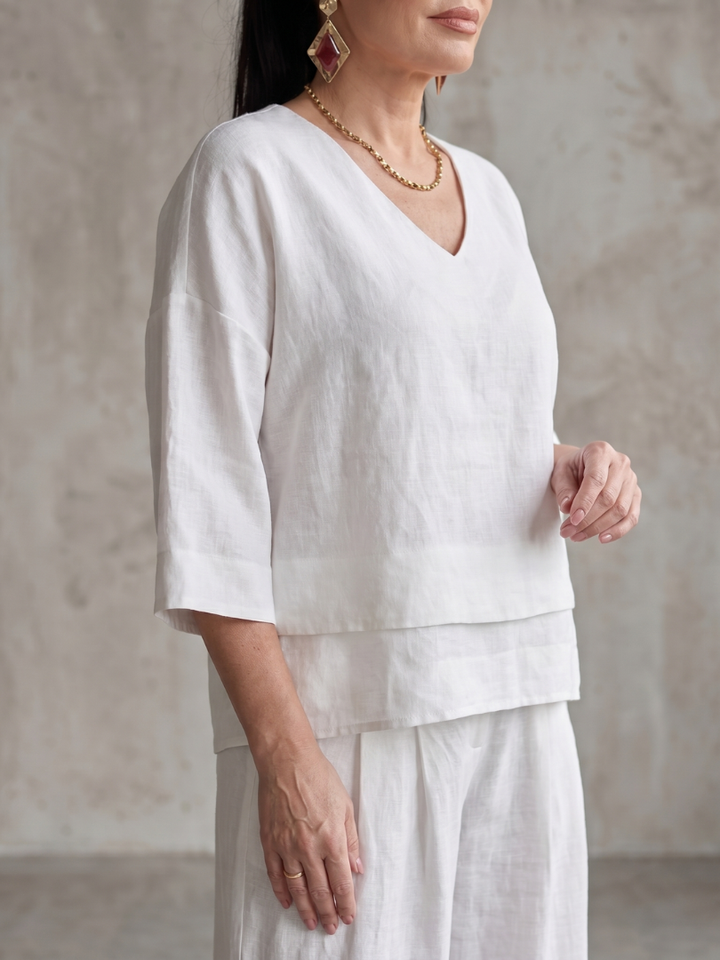 River | Layered Top Wide Leg Set
