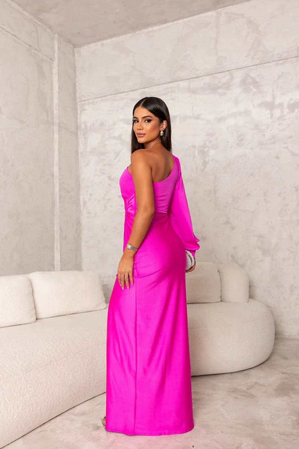 Riley | One-Shoulder Evening Maxi Dress