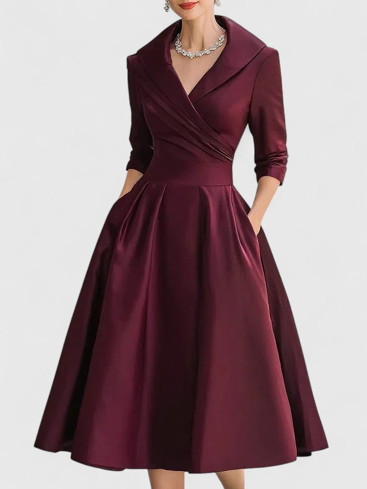 Zyrah™ | Elegant Midi Dress