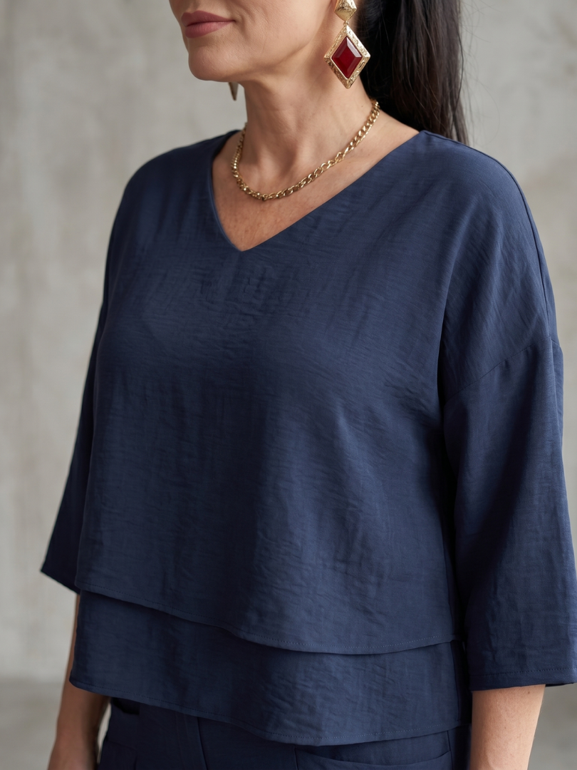 River | Layered Top Wide Leg Set