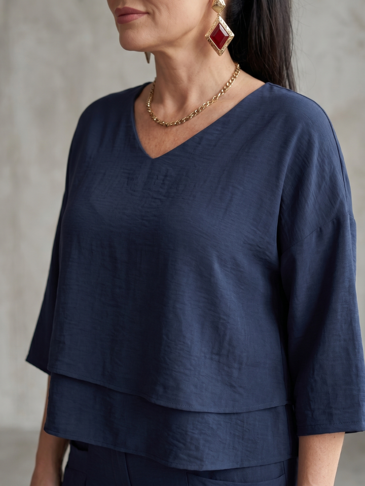 River | Layered Top Wide Leg Set