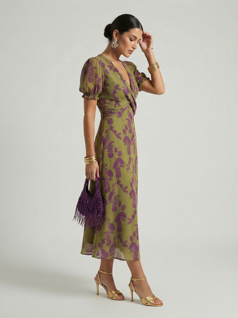 Violet & Grace™ | Relaxed Floral Midi Dress