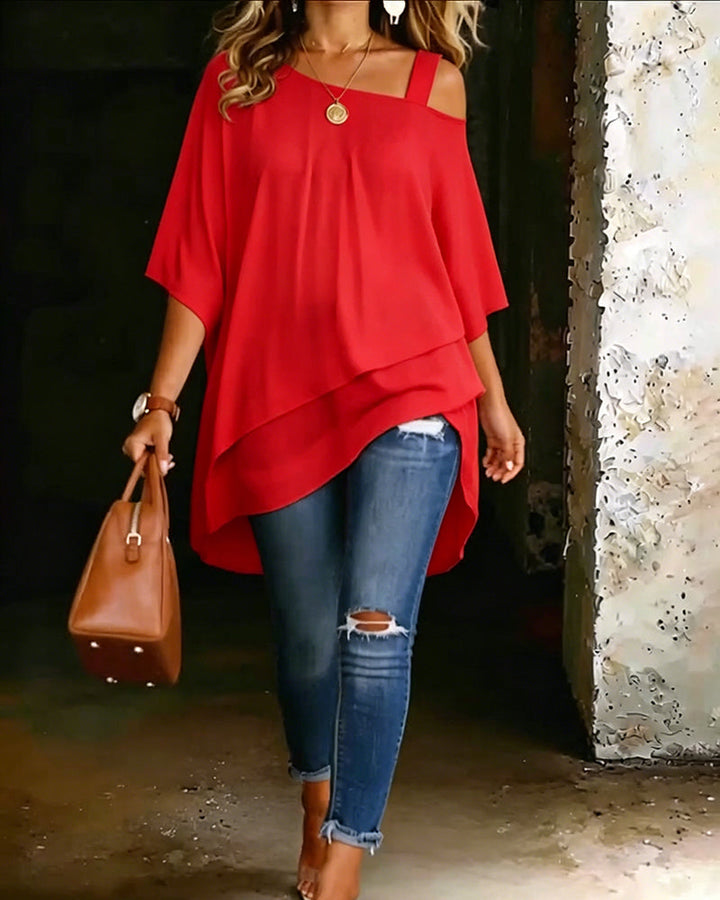 Amiyah™ Asymmetric Blouse