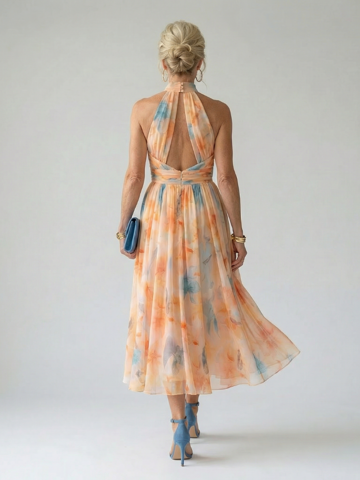 Violet & Grace™ | Soft Halter Midi Dress