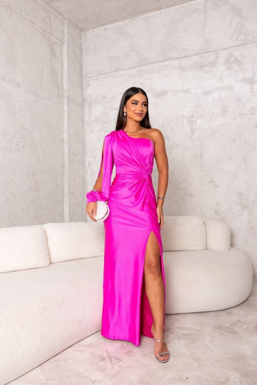 Riley | One-Shoulder Evening Maxi Dress