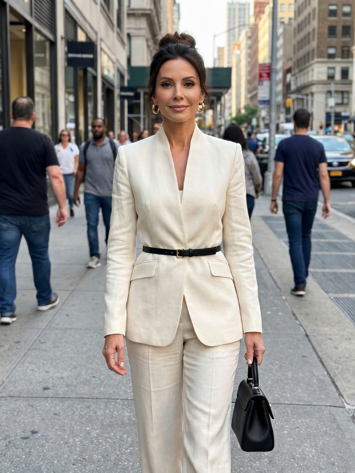 Delta | Structured Stand Collar Tailored Suit