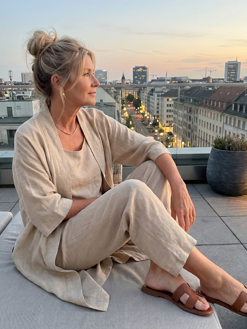 Yael | Three Piece Relaxed Top Pant Set