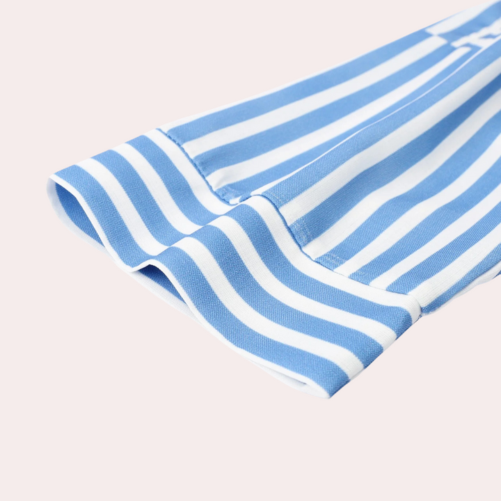 Noa | Relaxed Striped Shirt Midi Dress