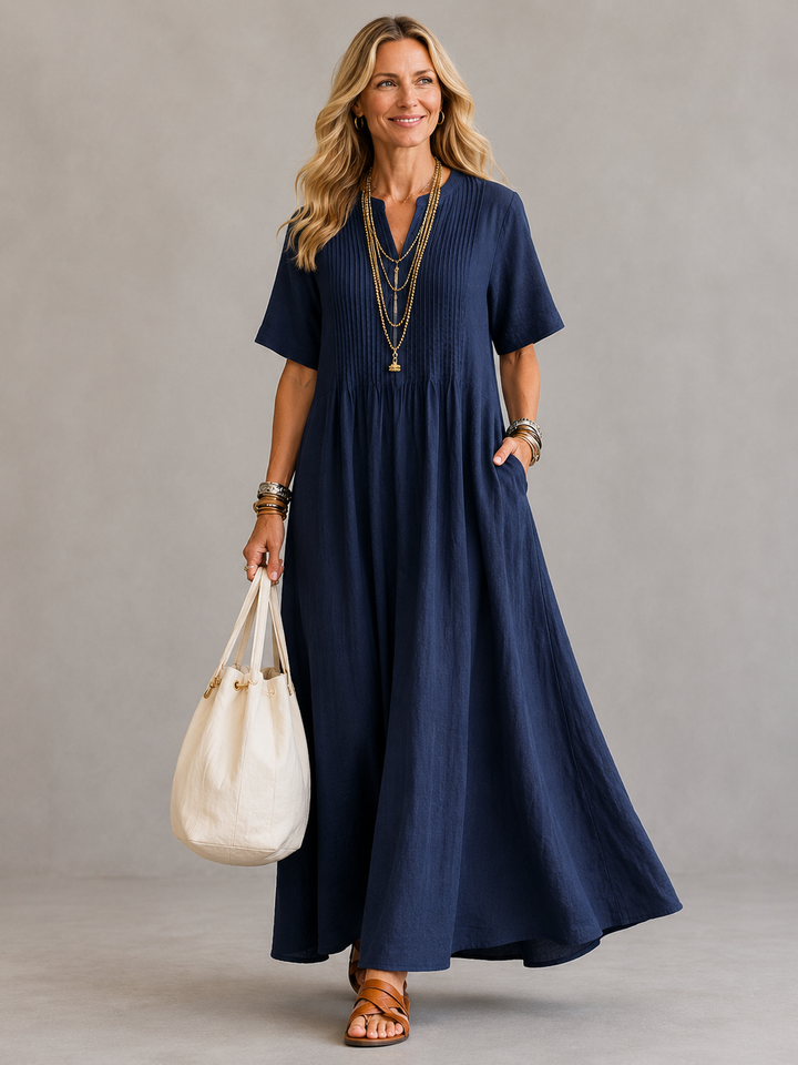 Nathalia™ | Pleated Dress