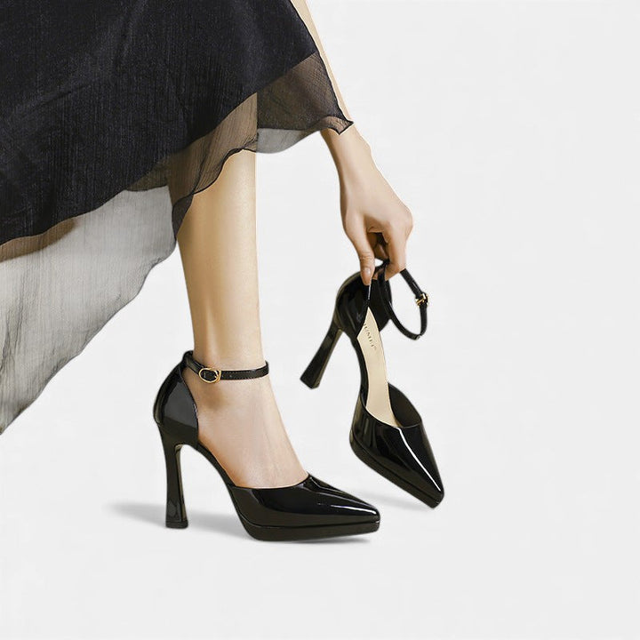 Evette | Leather Heels