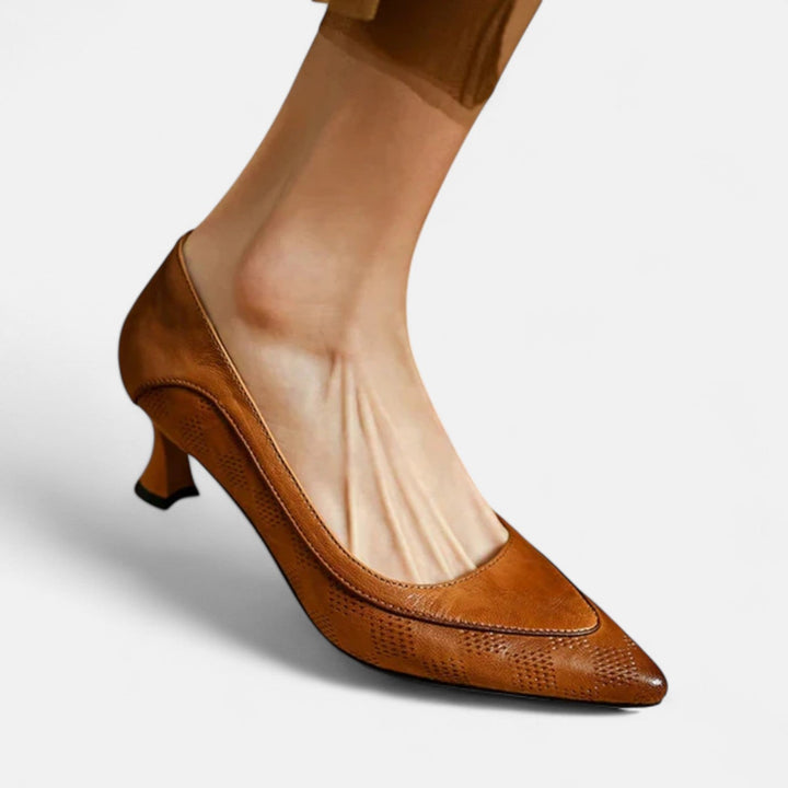 Amara | Leather Heels
