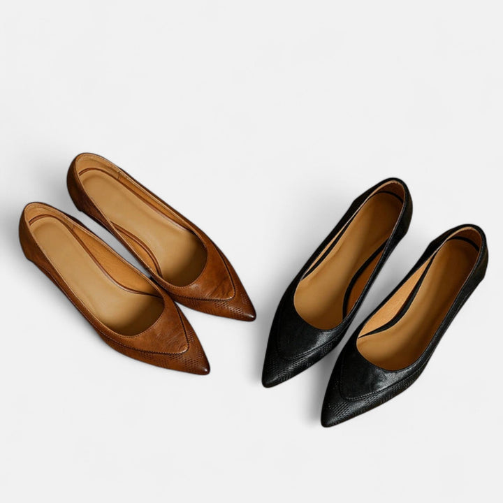 Amara | Leather Heels