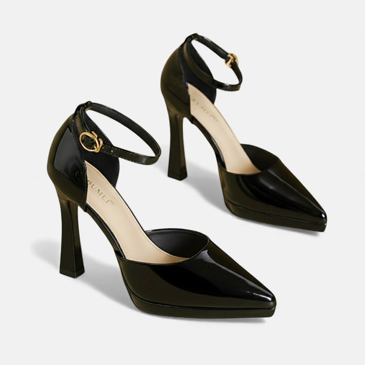 Evette | Leather Heels