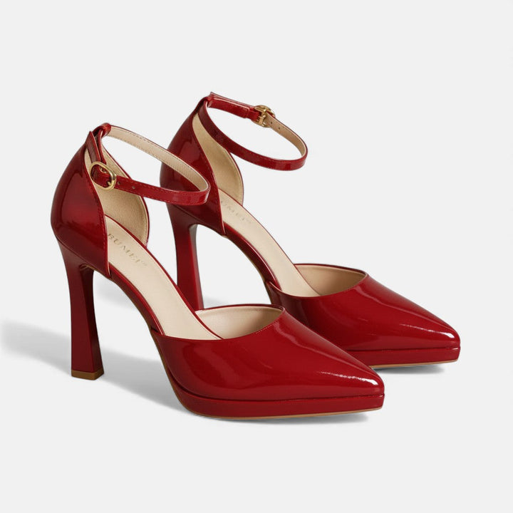 Evette | Leather Heels
