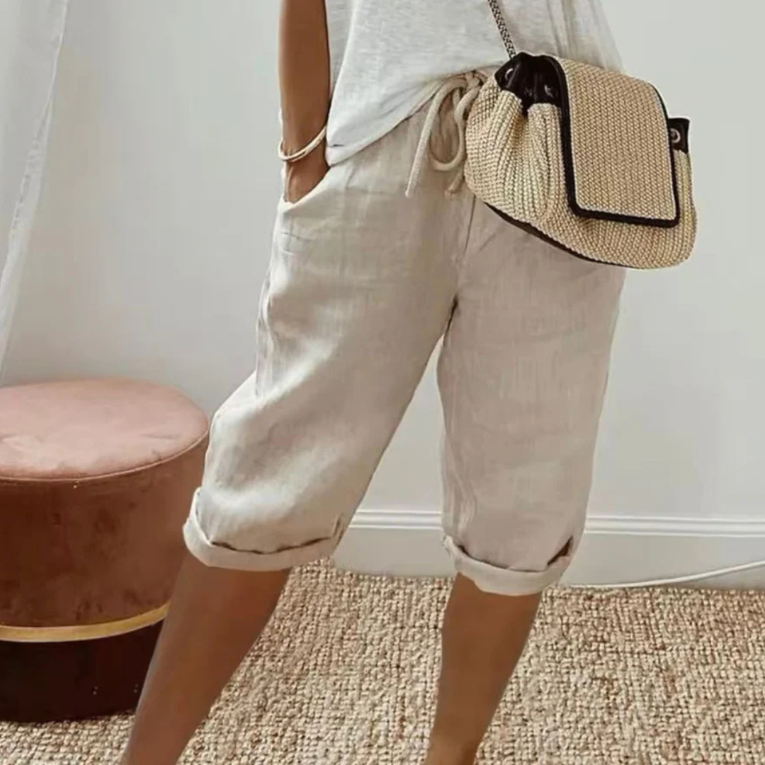 The Katriona Tie-Waist Shorts