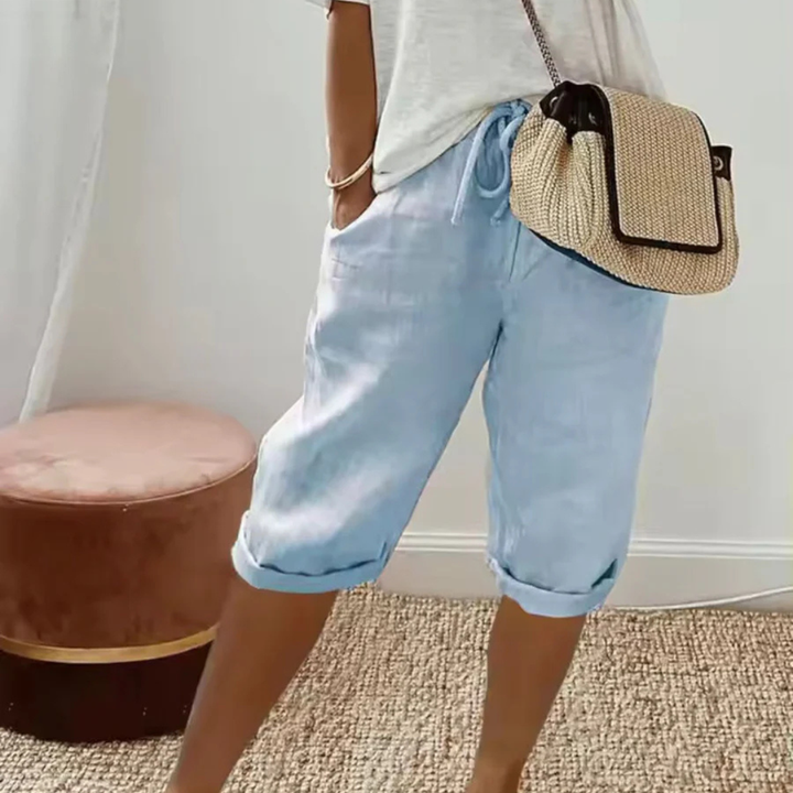 The Katriona Tie-Waist Shorts