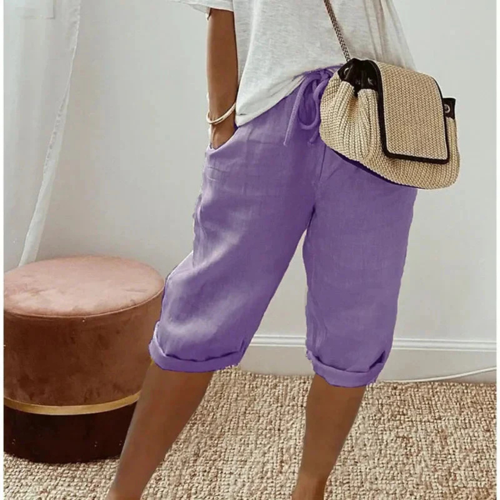 The Katriona Tie-Waist Shorts