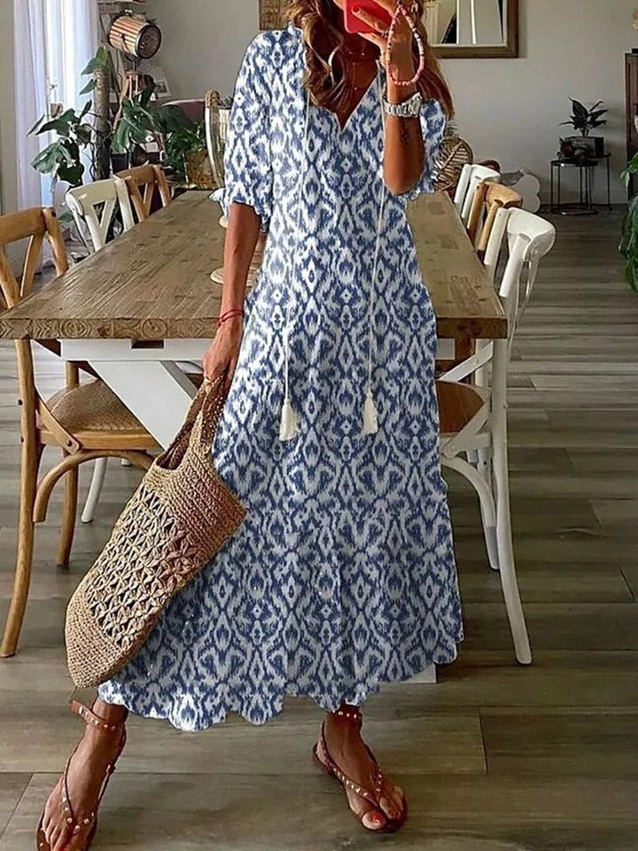 Lana | Figure-Flattering Boho Maxi Dress