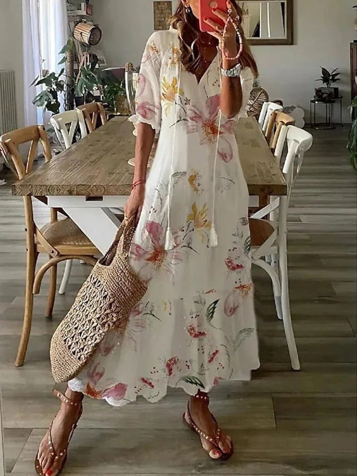 Lana | Figure-Flattering Boho Maxi Dress