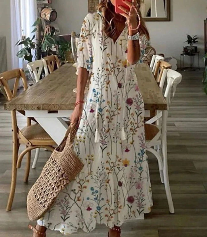 Lana | Figure-Flattering Boho Maxi Dress