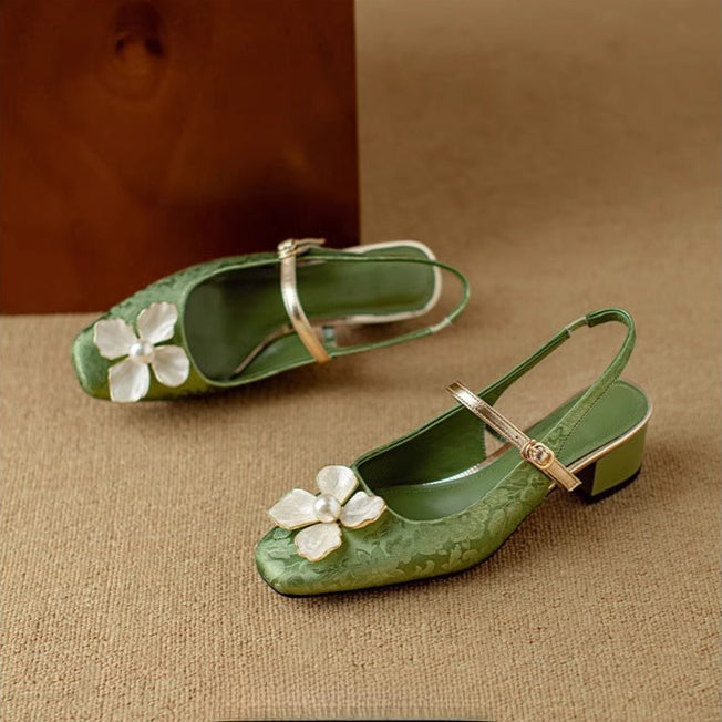 Eloise Elegant Slingback Pumps