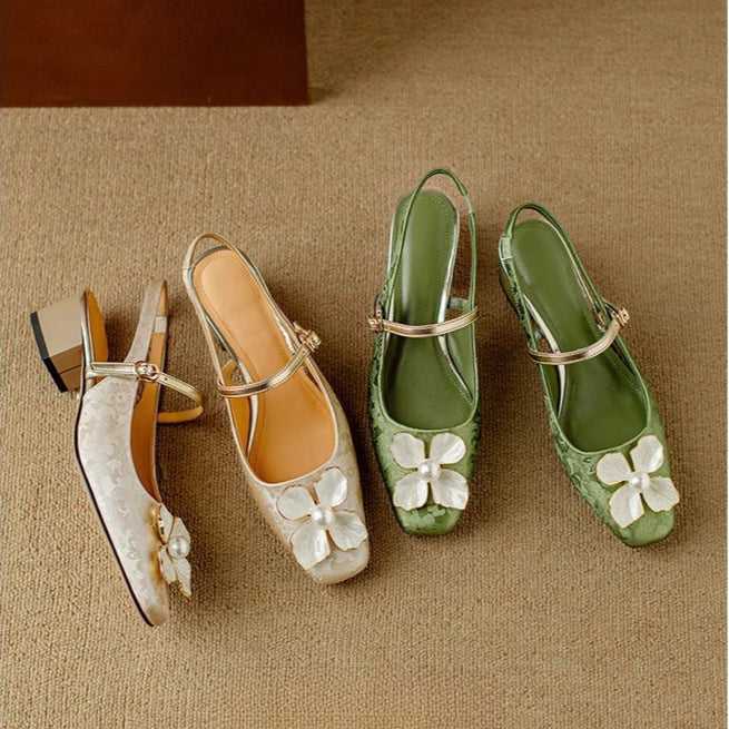 Eloise Elegant Slingback Pumps