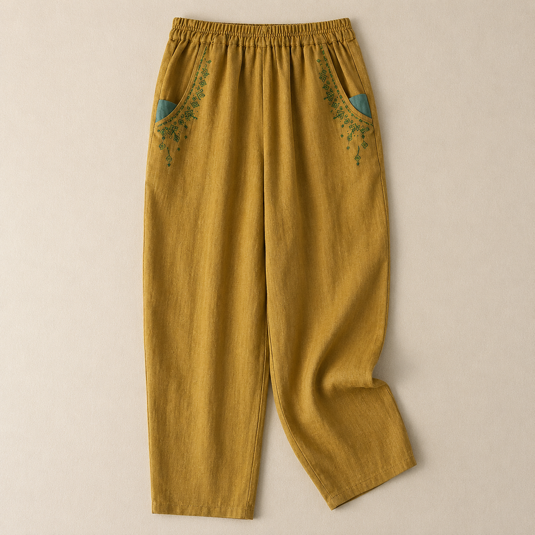 The Giovanna Embroidered Trousers