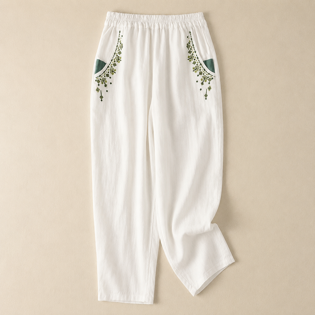 The Giovanna Embroidered Trousers