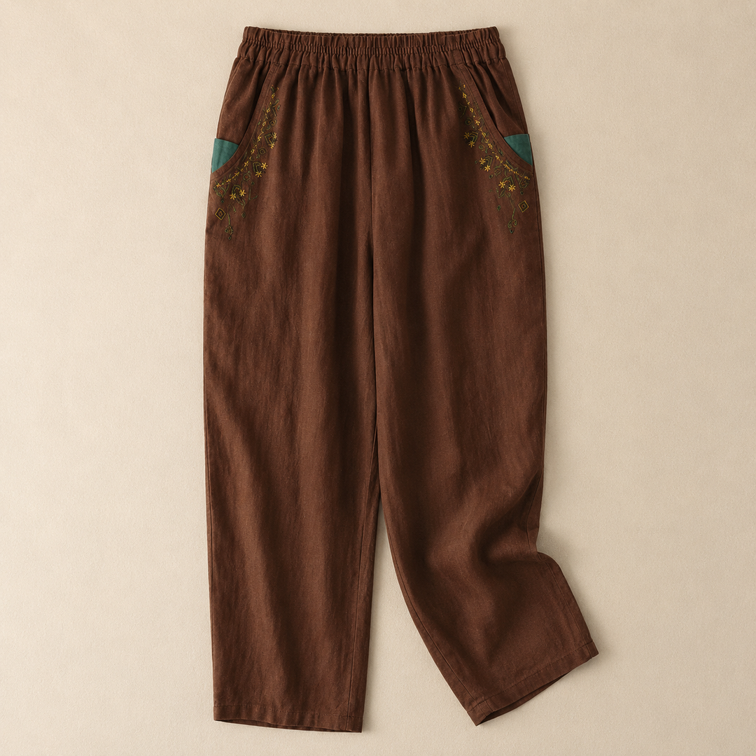 The Giovanna Embroidered Trousers
