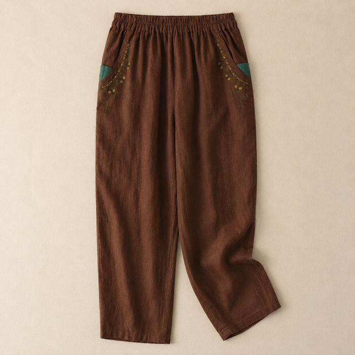 The Giovanna Embroidered Trousers